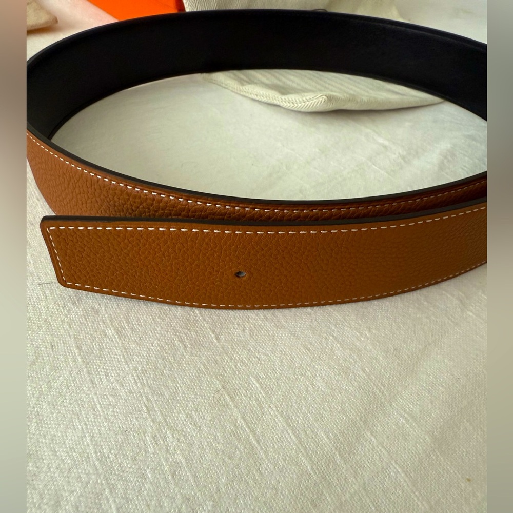 Hermes belt strap ONLY (no buckle - sold separately)